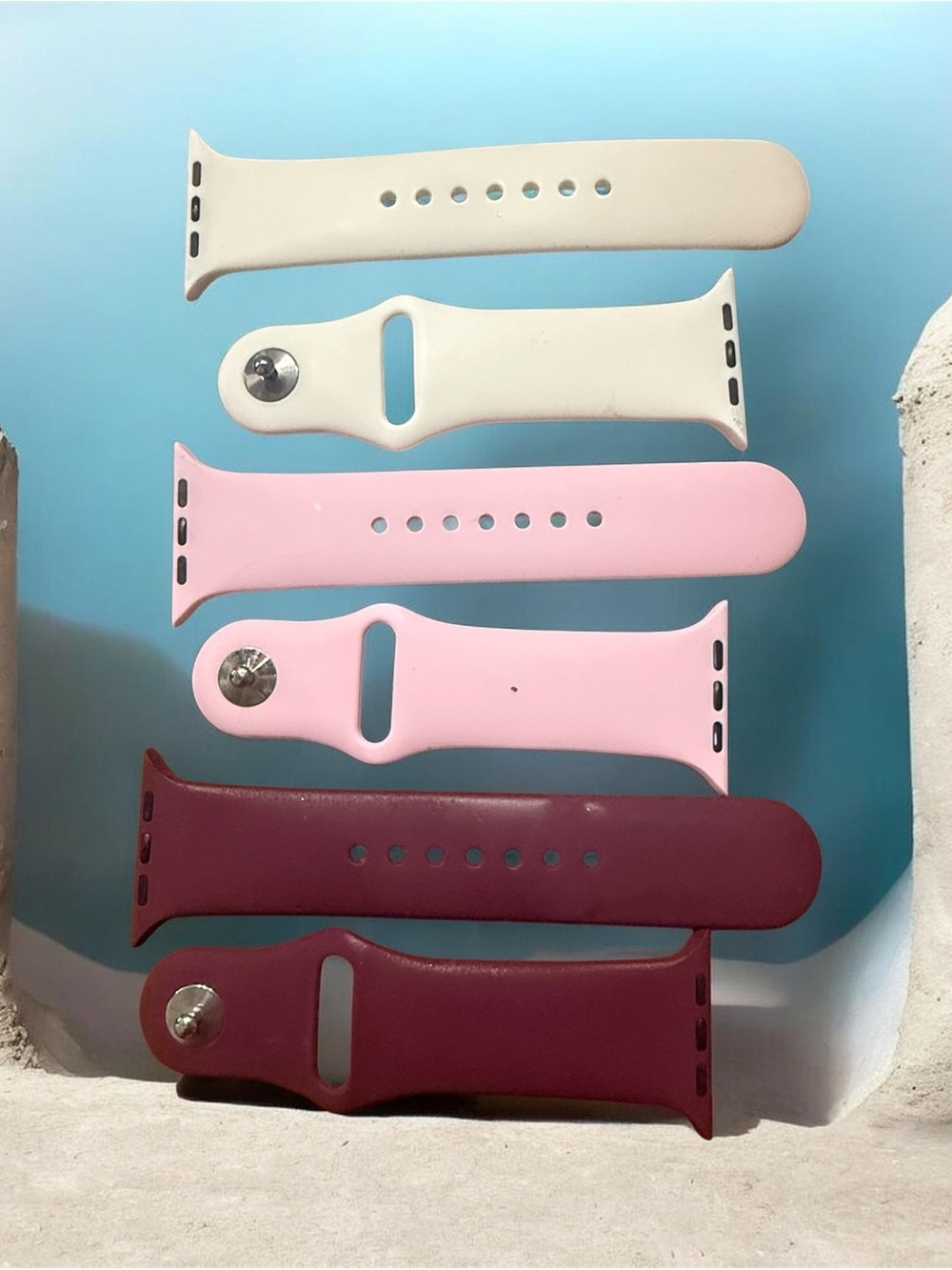 Apple Watch Silicone Replacement Watch Bands Set of Three!